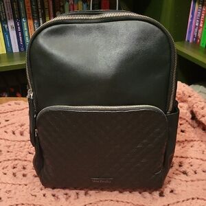 Vera Bradley Black Leather Backpack